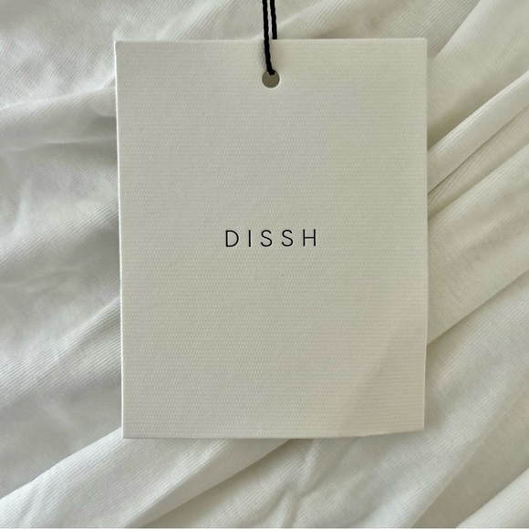 🍒NWT DISSH Alexandria Hybrid Sleeveless Midi Dress in White. Size: 8 - Picture 13 of 16